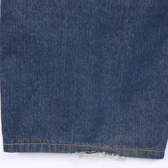Vintage Genes 1891 Slim Straight Jeans Dark 48‎ X 32 Actual 45 X 30 - Picture 8 of 12